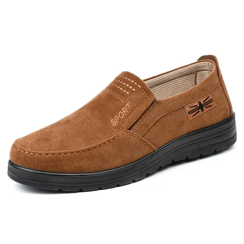 New Old Beijing Cloth Shoes Men's Shoes Breathable Men Shoes Soft Sole Anti Slip Casual  Large Size 48 Sports