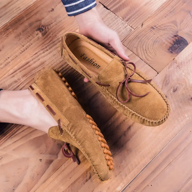 Leather Men Casual Shoes Luxury Brand comfortable Slip on Formal Loafers Men Moccasins Italian Soft Male Driving Shoes