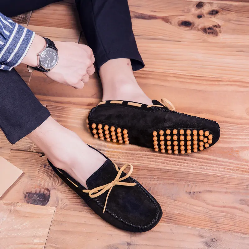 Leather Men Casual Shoes Luxury Brand comfortable Slip on Formal Loafers Men Moccasins Italian Soft Male Driving Shoes