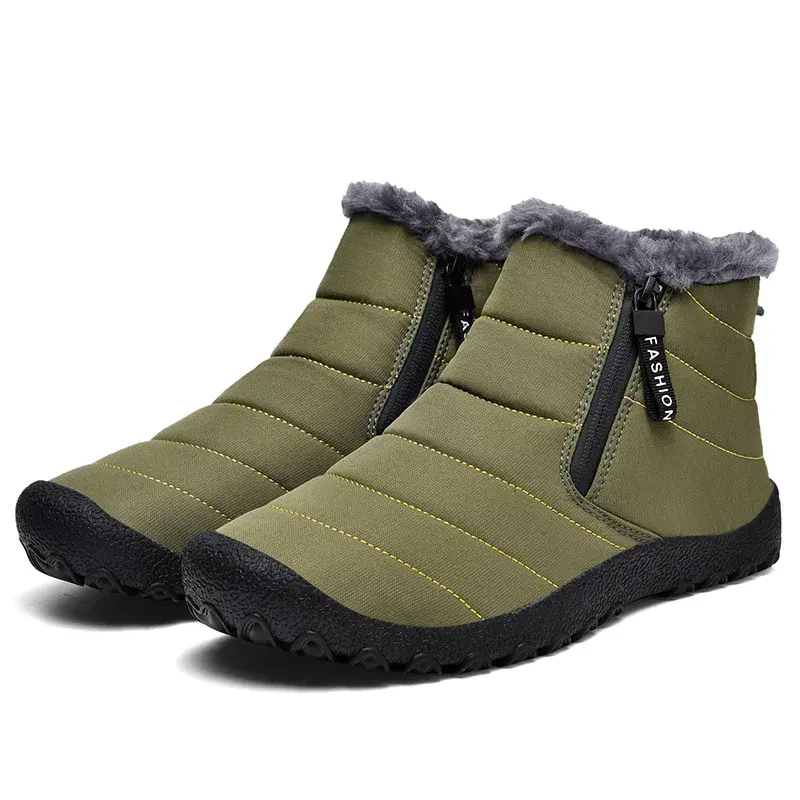 2025Winter Outdoor Snow Boots, Couple Shoes, Hiking Shoes, Men's  Women's  Ski  High-Top Cotton
