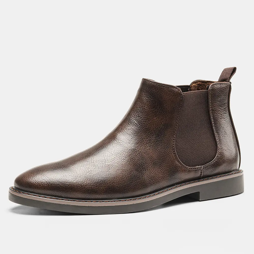 Chelsea Boots Men 2025 Brand Comfortable Fashion Leather Men Boots