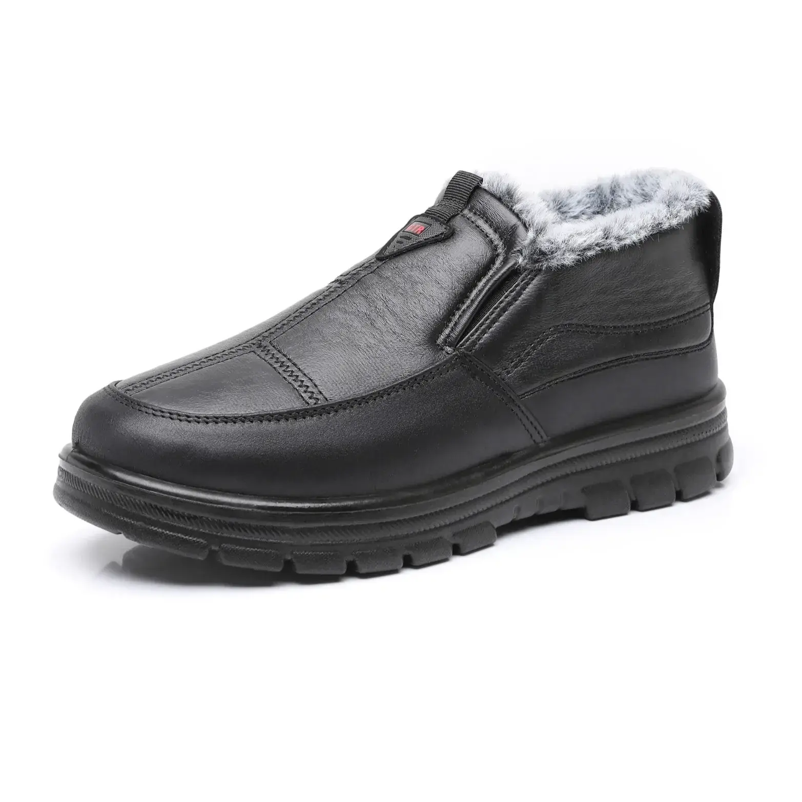 Winter Men's Boots New Plush Warm Waterproof Non Slip Cotton Boots Comfortable Outdoor Cold Proof Ankle Boots Botas Para Hombre