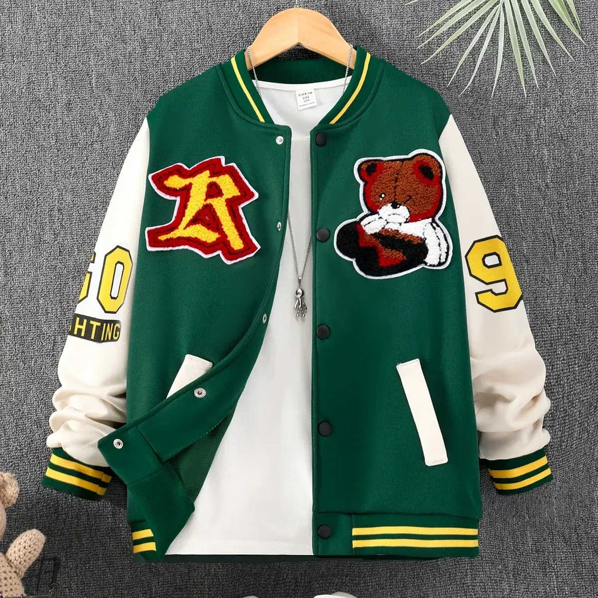 Boys Jacket Tops Kids Clothing Long Sleeve Winter Autumn Pattern Children Tops Fashion Handsome Jacket 8-14 Years