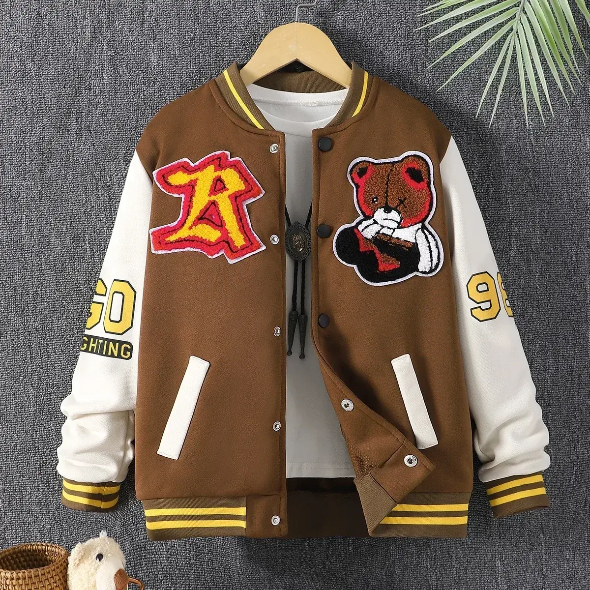 Boys Jacket Tops Kids Clothing Long Sleeve Winter Autumn Pattern Children Tops Fashion Handsome Jacket 8-14 Years