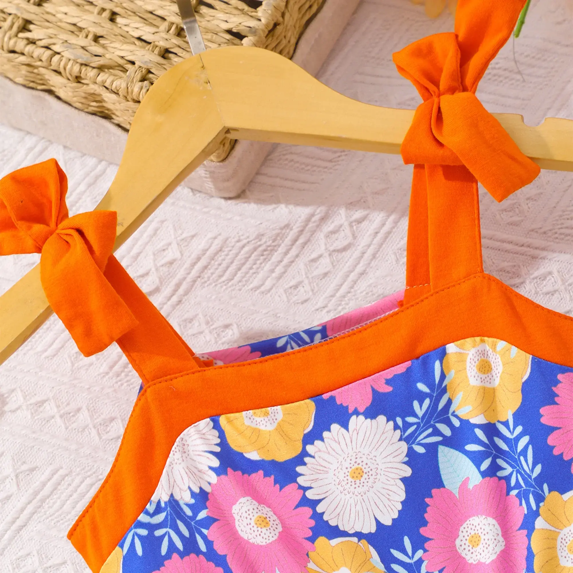 Colorful Dress for KIds Girl Clothes Summer Sunflower Strap Toddler Dresses Cute Sweet Casual Baby Girl Dress 2 3 4 5 6 7 Yrs