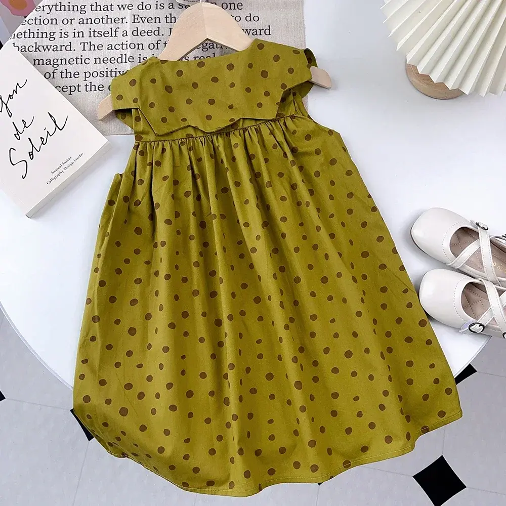 Bear Leader Girls Korean Fashion Dresses Female Baby Summer Clothes Fresh and Cute Flowers In The Paragraph Princess Dress