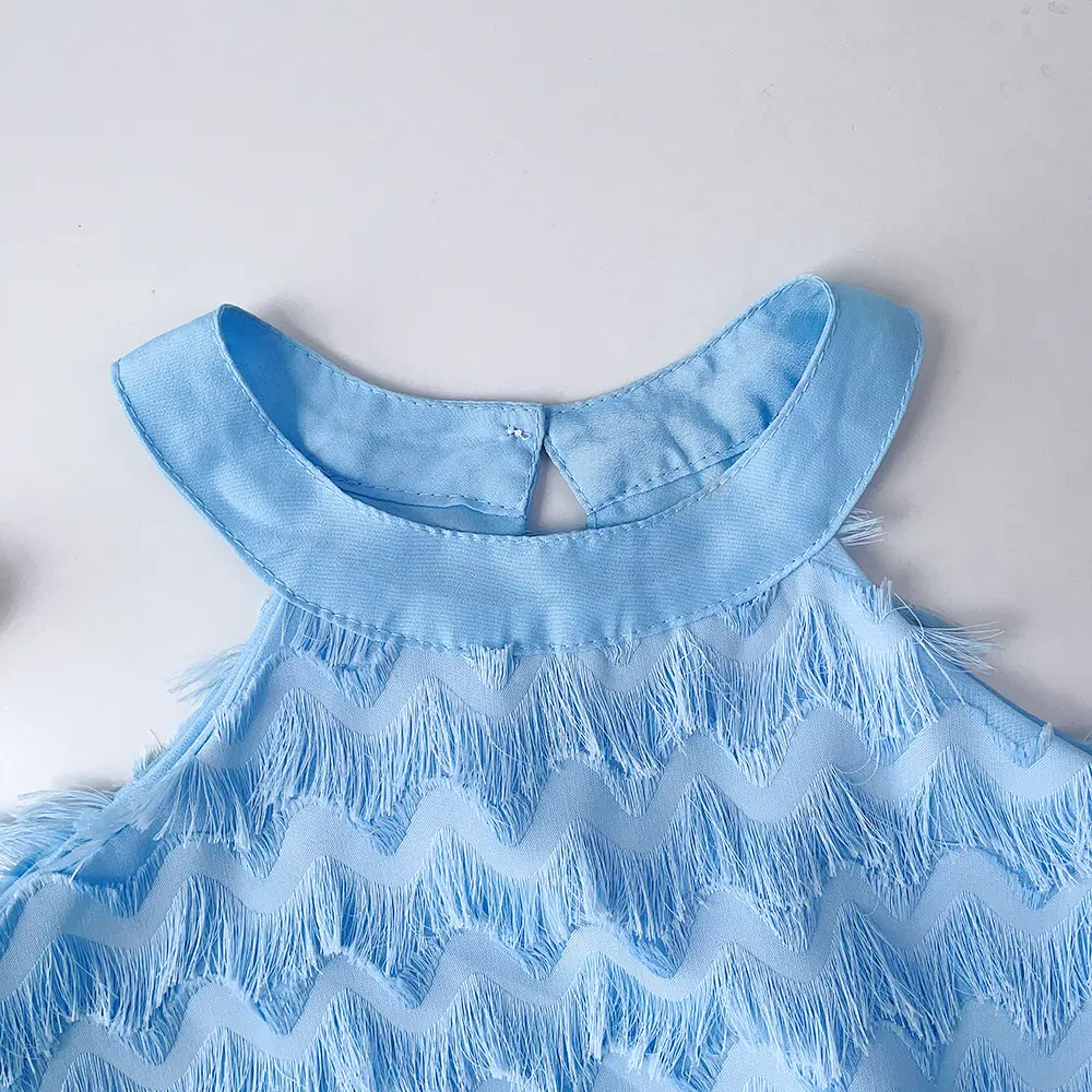 Bear Leader Summer Tassels Kids Dress Girls Princess Dress Vestidos Kids Dresses Girls Baby Toddler Clothes Children's Clothing