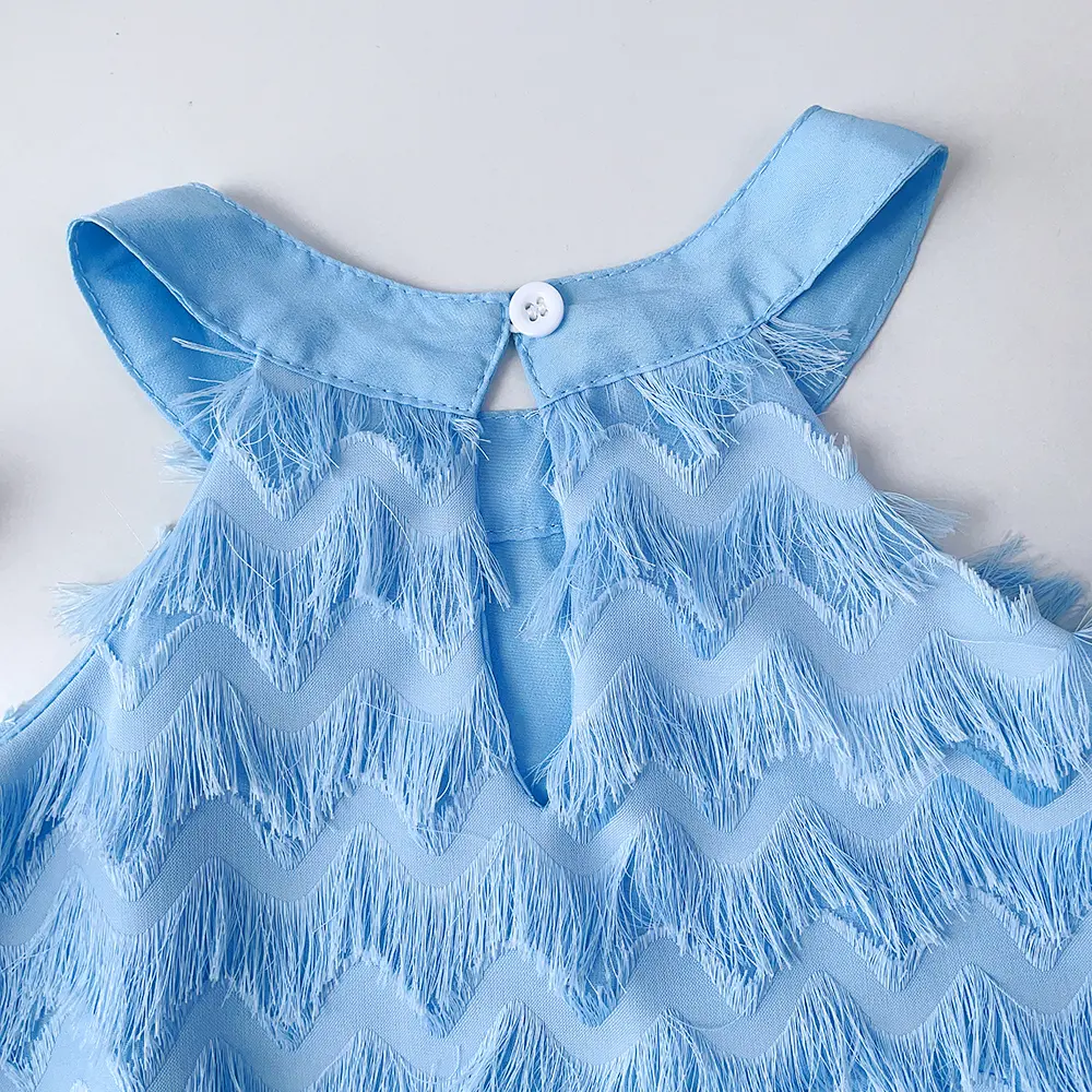 Bear Leader Summer Tassels Kids Dress Girls Princess Dress Vestidos Kids Dresses Girls Baby Toddler Clothes Children's Clothing