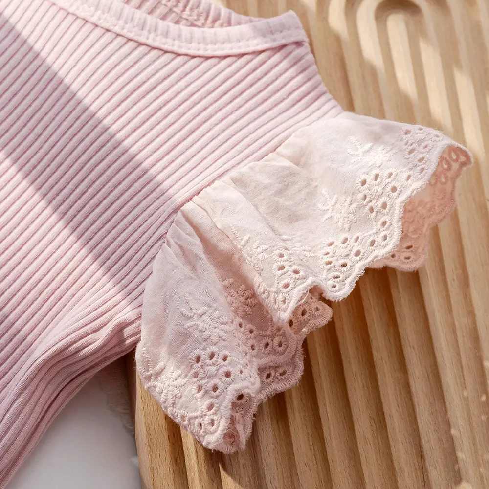 Bear Leader Girl's T-shirts Summer Lace Short Sleevs Tops Fashion New Tees Clothing for Kids Toddlers Clothers 1-6 Years