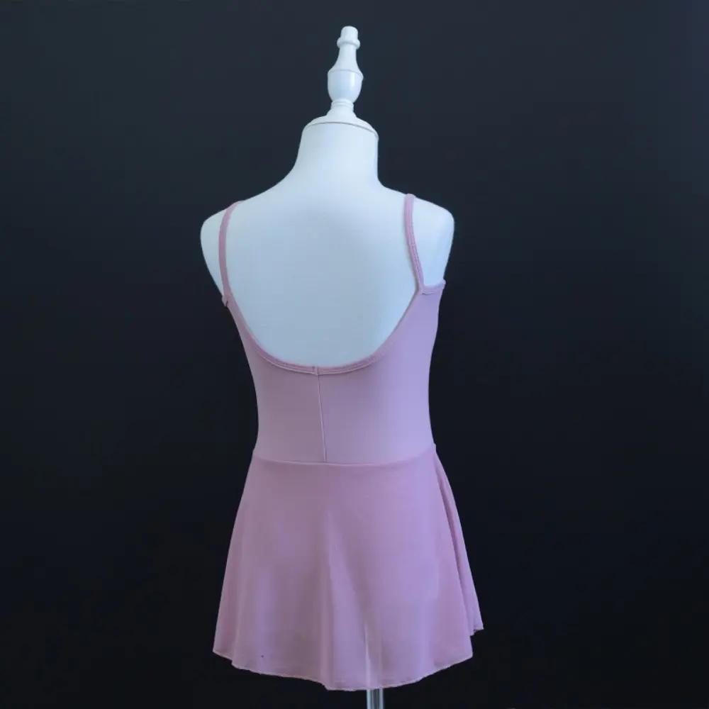 Bear Leader Children's Dance Costume Summer Solid Color Sleeveless Suspender Ballet Costume Basic Simple Girls' Clothing