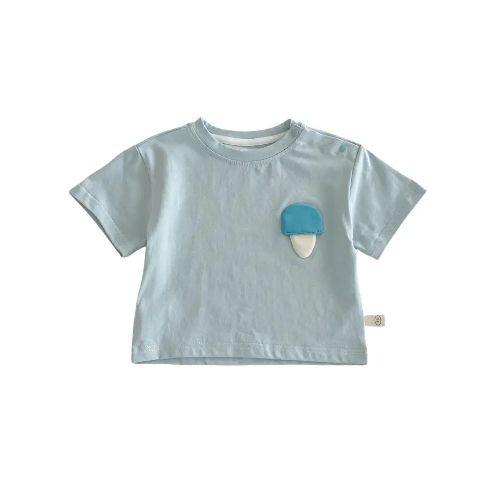 Bear Leader Children's Ice Cream T-shirt 2025 New Summer 0-5 Years Old Patch Thin Male and Female Children Summer Clothes