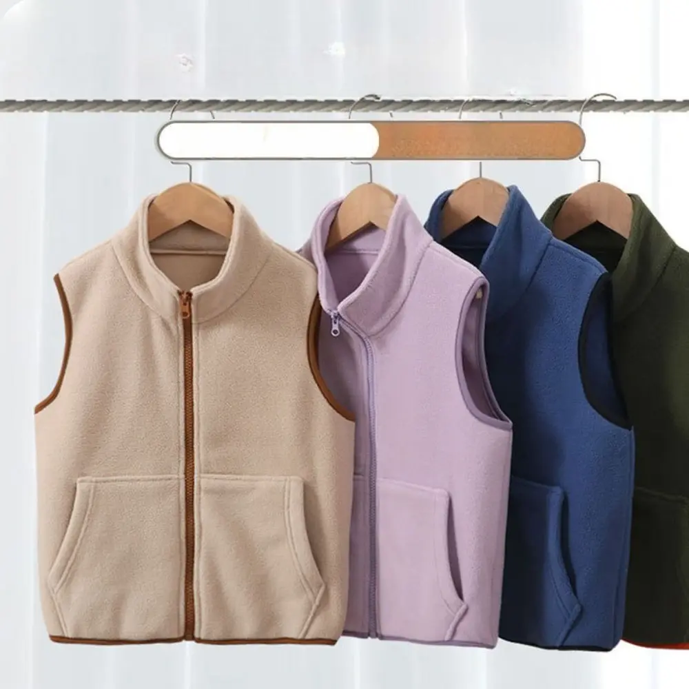 Bear Leader Autumn Teenagers Girls Clothes Fashion Solid Color Children's Clothing Korean Version Solid Color Sleeveless Vest