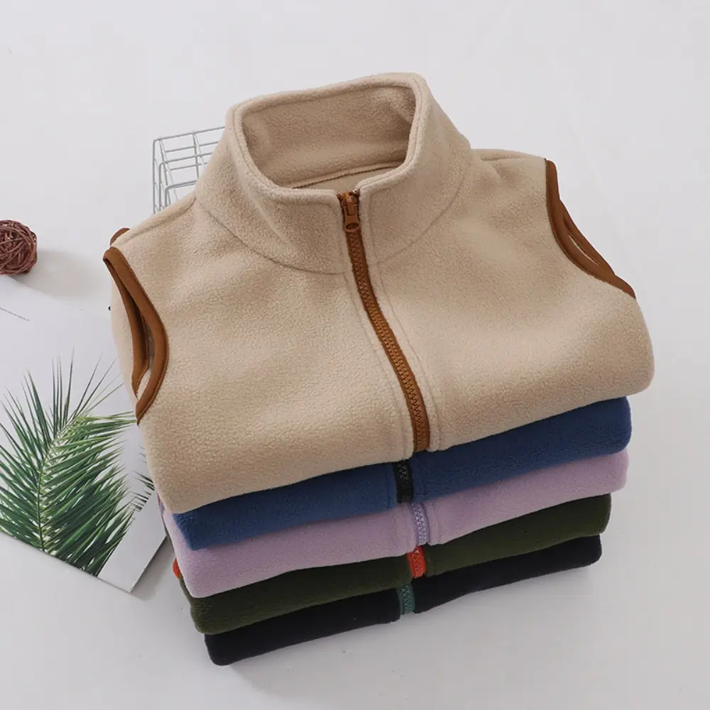 Bear Leader Autumn Teenagers Girls Clothes Fashion Solid Color Children's Clothing Korean Version Solid Color Sleeveless Vest