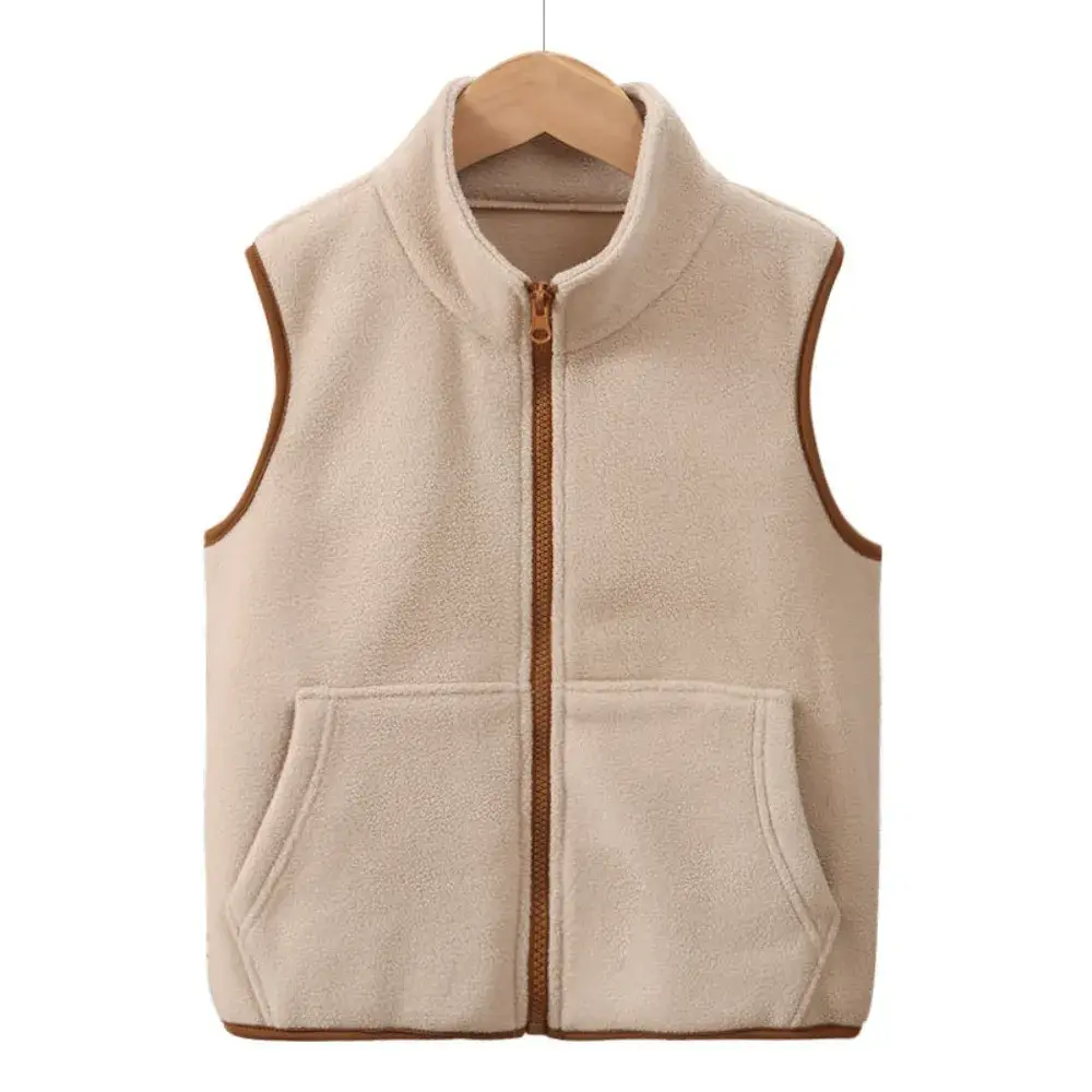 Bear Leader Autumn Teenagers Girls Clothes Fashion Solid Color Children's Clothing Korean Version Solid Color Sleeveless Vest