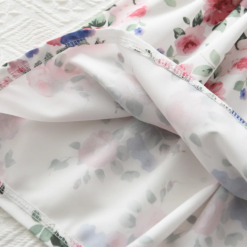 Bear Leader Girl Kids Dress Spring Summer New Girls Lace Sleeve Splicing Floral Dress Casual Fashion Clothes Vestidos 2-6 Years