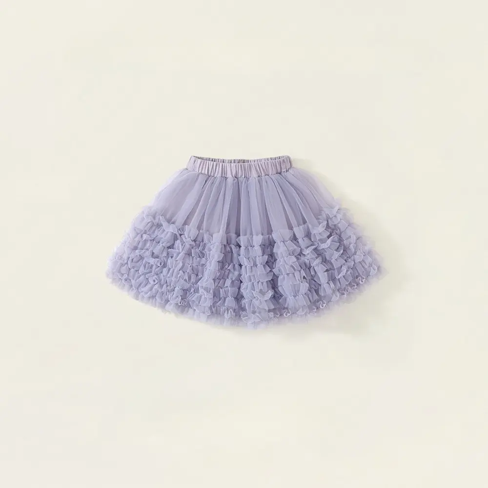 Bear Leader 2 To 7 Years Old Kids Clothes Girls Summer New Mesh TUTU Skirt Sweet and Cute Princess Style Fluffy Cake Skirts