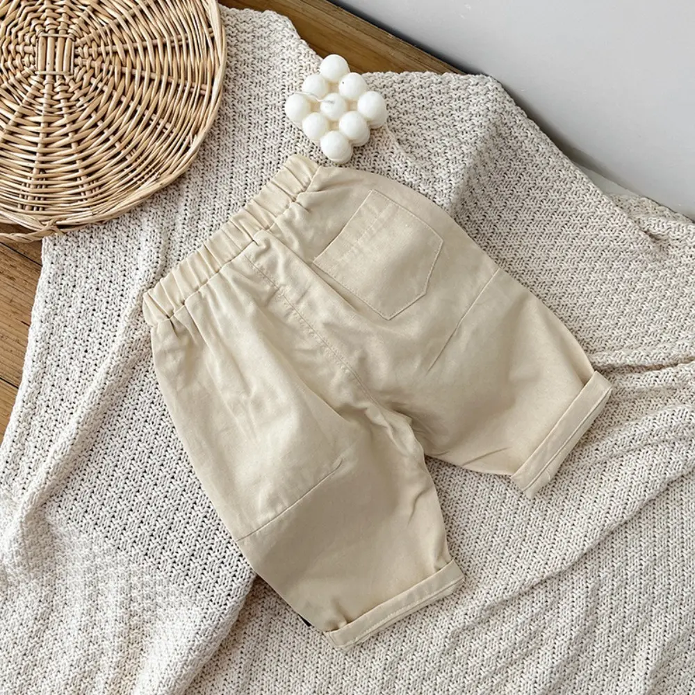Bear Leader Kids Casual Pants Spring and Autumn New Korean Version Baby Boys and Girls Clothes Solid Color Children's Clothing