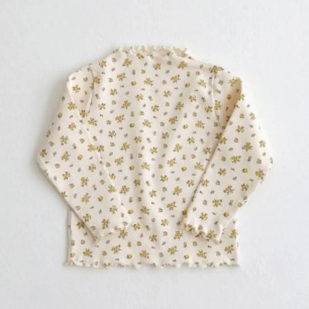 Bear Leader 2-6 Year Old Girls Clothes Autumn Fashion New Stripe Dot Flower Printed Long Sleeves Top Shirt Kids Casual Wear