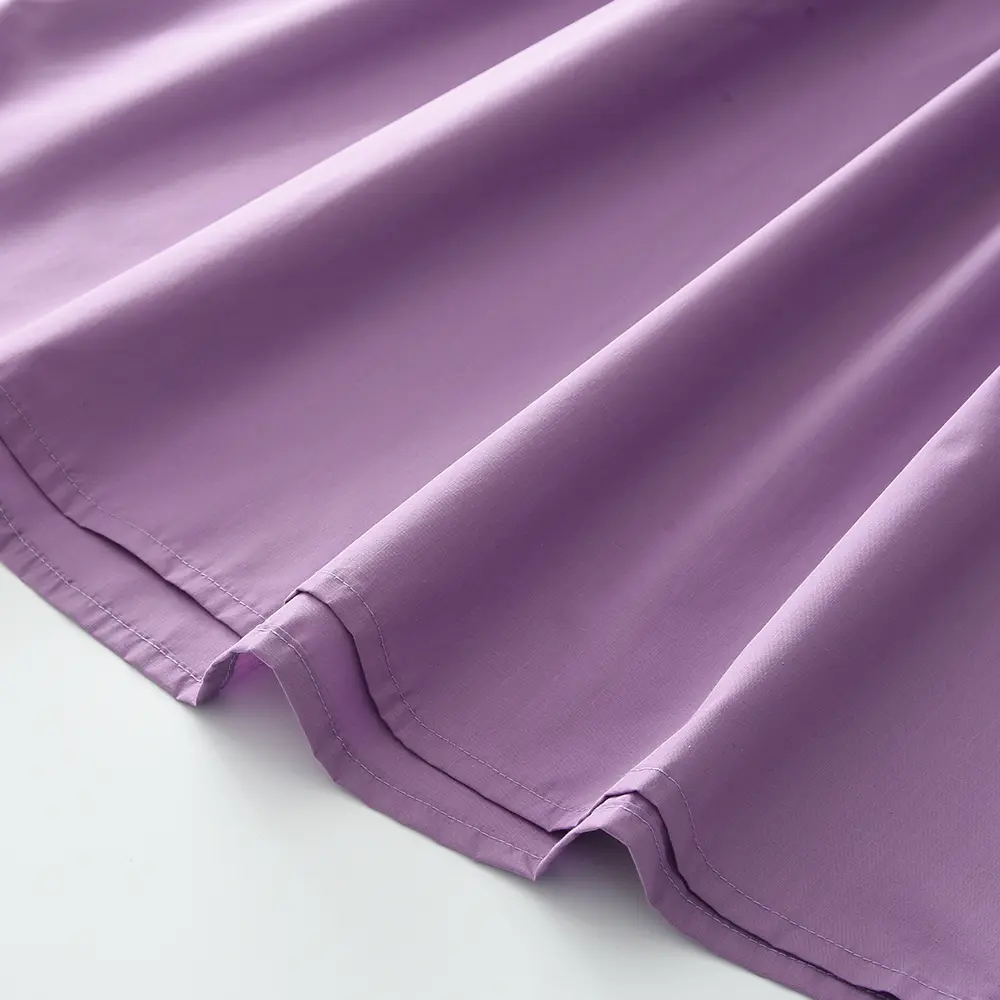 Bear Leader 3-7 Years Summer Purple Girls Princess Dresses Solid Color Sleeveless Pleats Casual Kids Clothes
