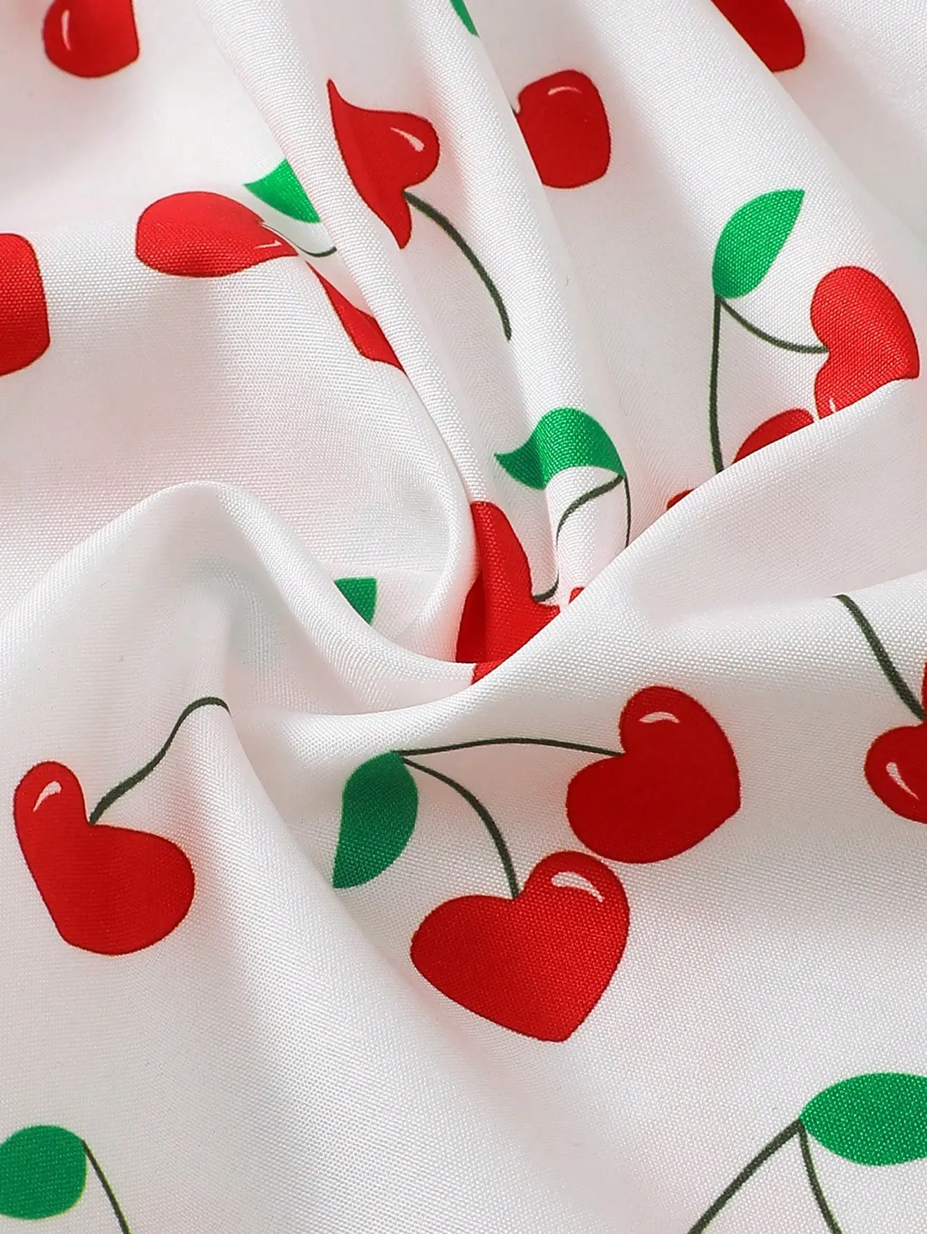 Little Cherry Cable Dress Casual Slip Dress Kids Beach Holiday Beach Dress kids clothes girls