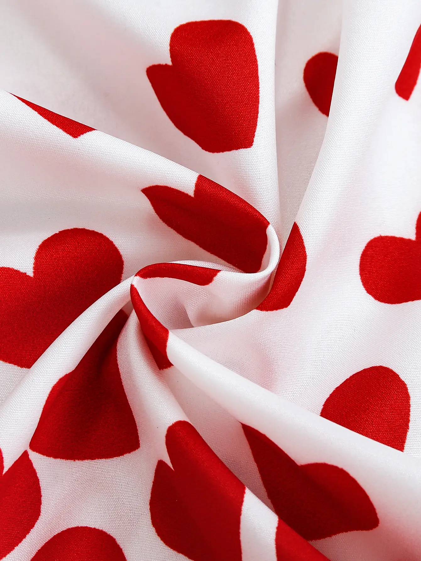 Girls Dresses Tween Kids Summer Outfits Casual  Stand Collar Dress Cute Heart Print A line Dress Girl Clothes