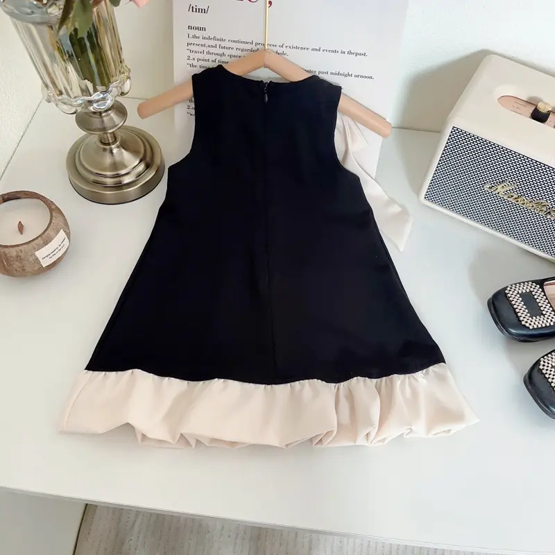 Girls' Sleeveless Sun Dress - Casual Princess Style Vest Dress | Summer Playtime & Party Wear