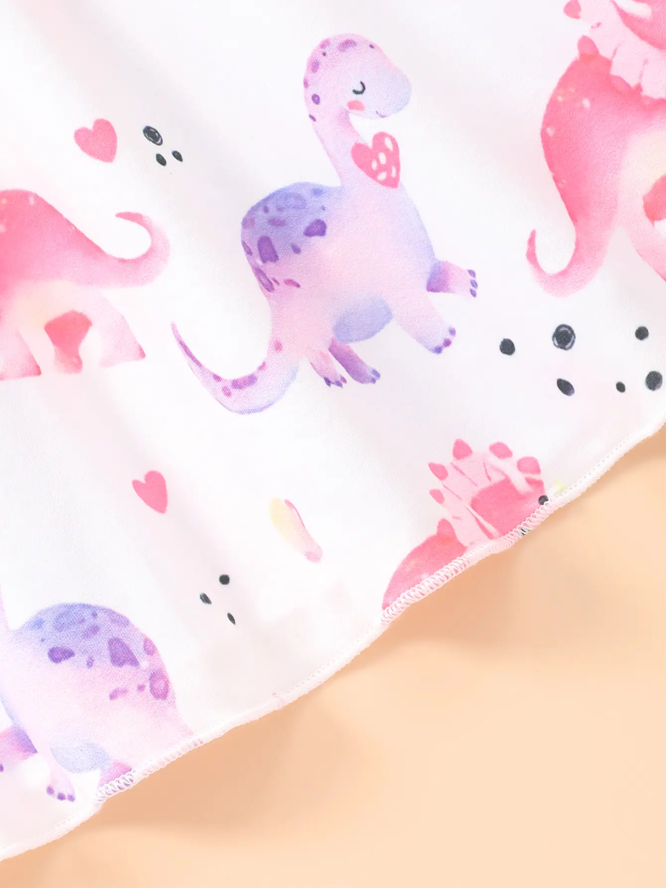 Toddler Girls Dresses Girl Spring Summer Outfits Casual Cartoon Dinosaur Print Cute Dress