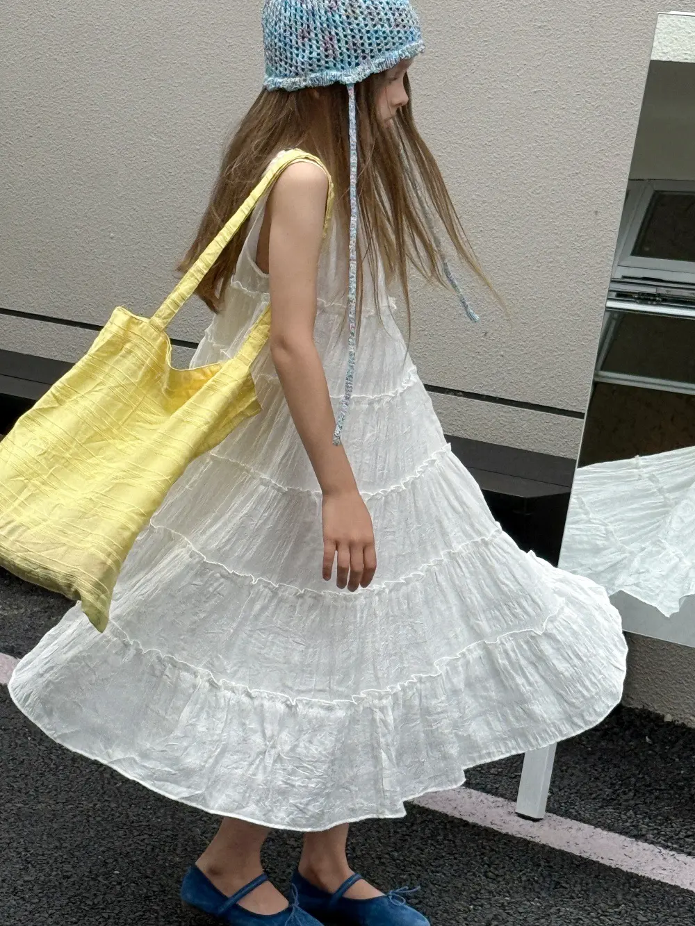 Girls Skirt 2025 Summer New Childrens Clothing Korean Girl Baby Sleeveless Pure Color Princess Holiday Dress Casual Simple Daily