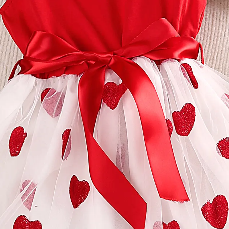 Kids Dresses for Girls 4-7 Years Korean Casual Dresses Summer Girl Cute and Sweet Little Flying Sleeves Sleeveless Dress