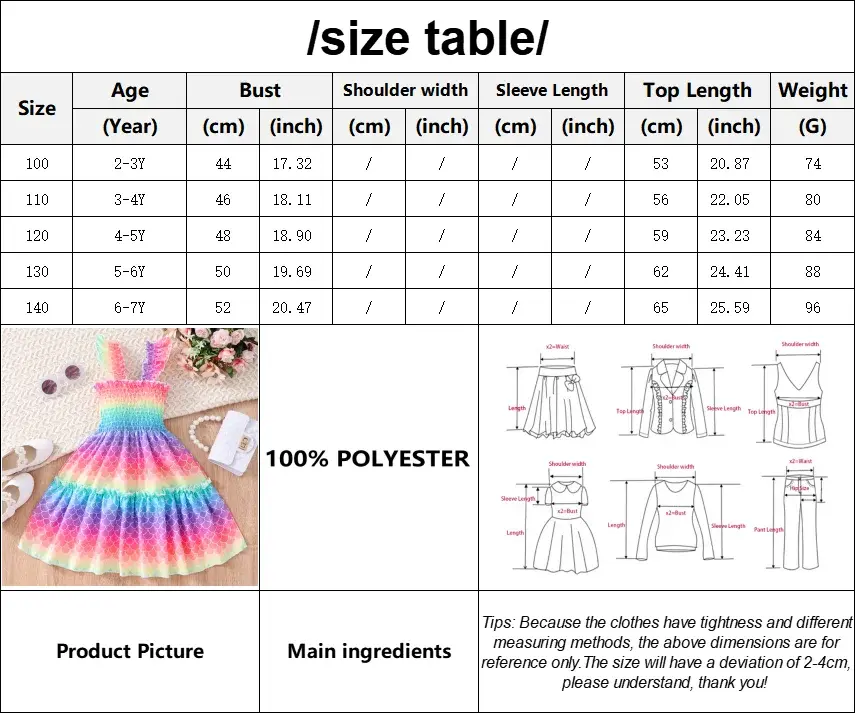 American Flag Children Clothes Girl Dress Short Sleeved Summer Striped Fashionable Casual Baby Girls Dresses 2 3 4 5 6 7 Yrs Old