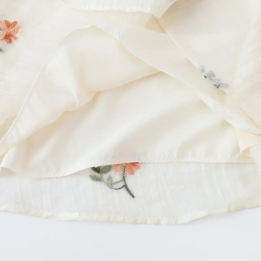 Summer New Floral Print Hanging Neck Sleeveless Princess Dress Thin Soft White Girls' Casual Vacation Style Children's Clothes
