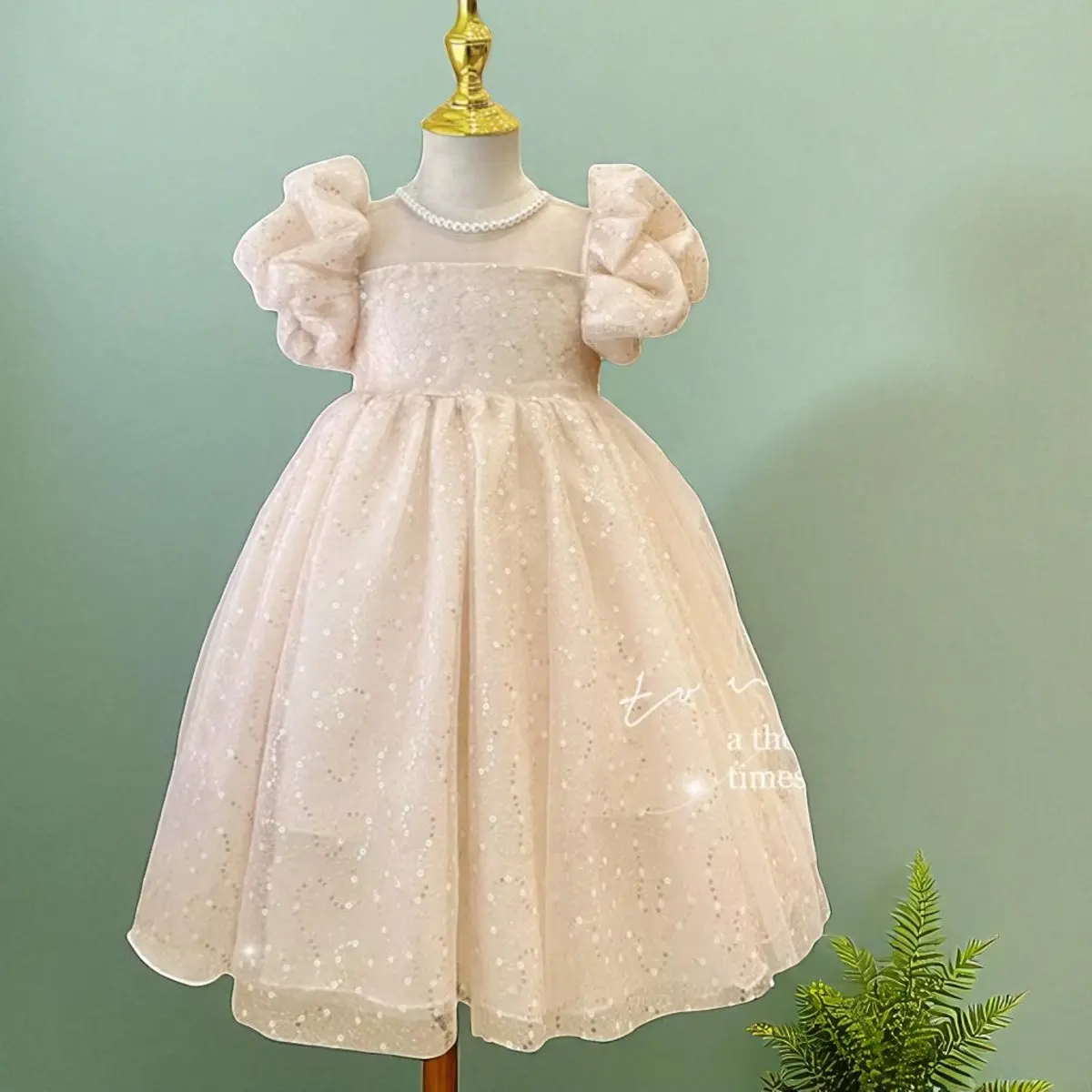 Summer Baby Girls Pink Dresses Kids Party Outfits Wedding Short Sleeve Prom Dresses Kids Princess Costumes 4 6 7 8 9 11 12 Years