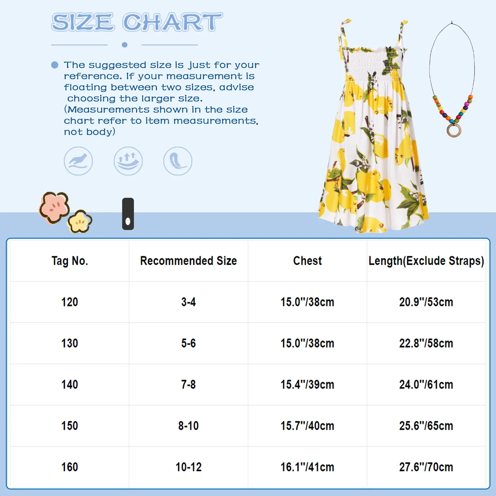 Kids Girls Summer Camisole Sleeveless Dress Fashion Printed Elastic Waist Casual Spaghetti Strap Sun Dresses for Beach Party