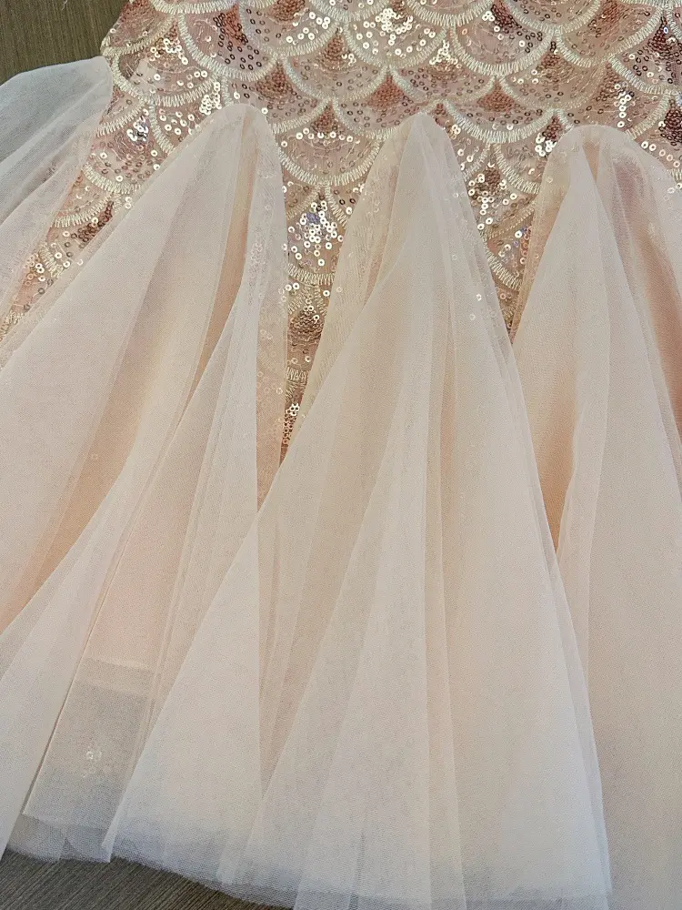 Somenie New Girls' Summer  Dress Kids Fashionable Sleeveless Tulle Princess Gown Kids Cute & Breathable Toddler Party Dress