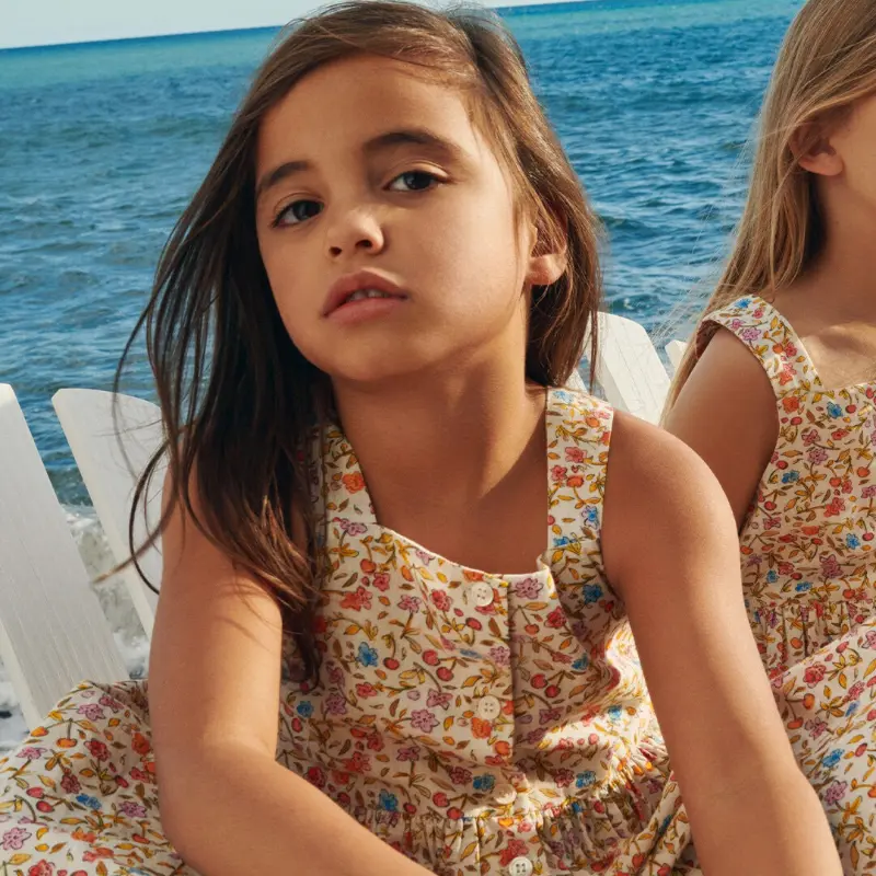 Elegant Girl Long Dress 2025 Summer New Fashion Flower Girl Party Dress White Dress Children's Sundress Clothing