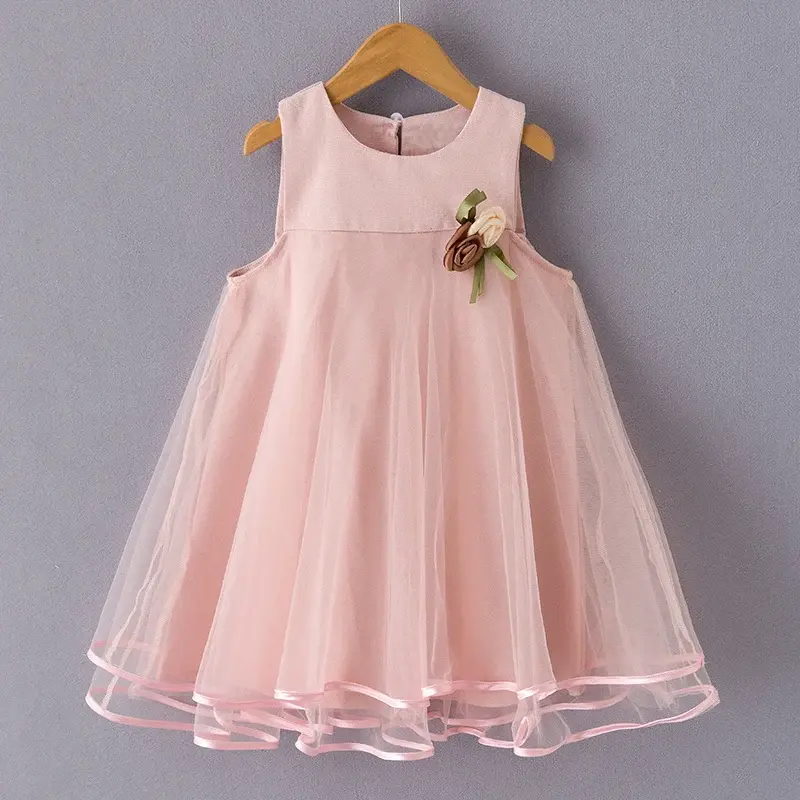 Bear Leader Girls Dress New Summer Brand Girls Casual Kids Princess Dress Hollow Party Dress Children Clothing For 3 7Y