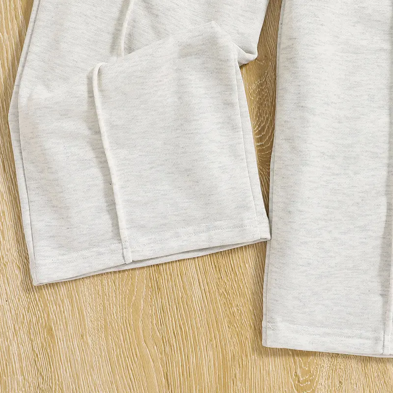 Autumn New Girls Suits 8-12 Years White Short Top + White Trousers For Girls Stylish Girls Korean Style Casual Outfit