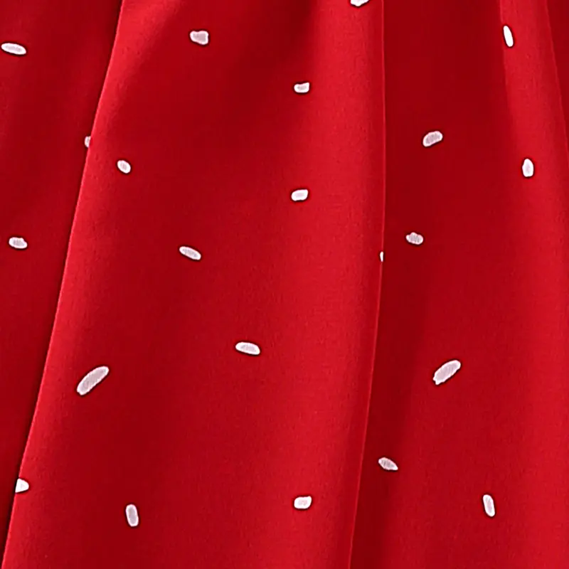 Summer Dress Baby Girl Cute Polka-dot Princess dress elegant party dress with puffy sleeves Princess skirt children's clothing