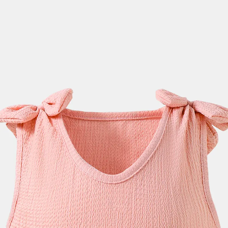Princess Dress For Young Girls Solid Color Pink V-neck Ruffled Knitted Straight Dress Birthday Party Dating Wedding Formal Gown