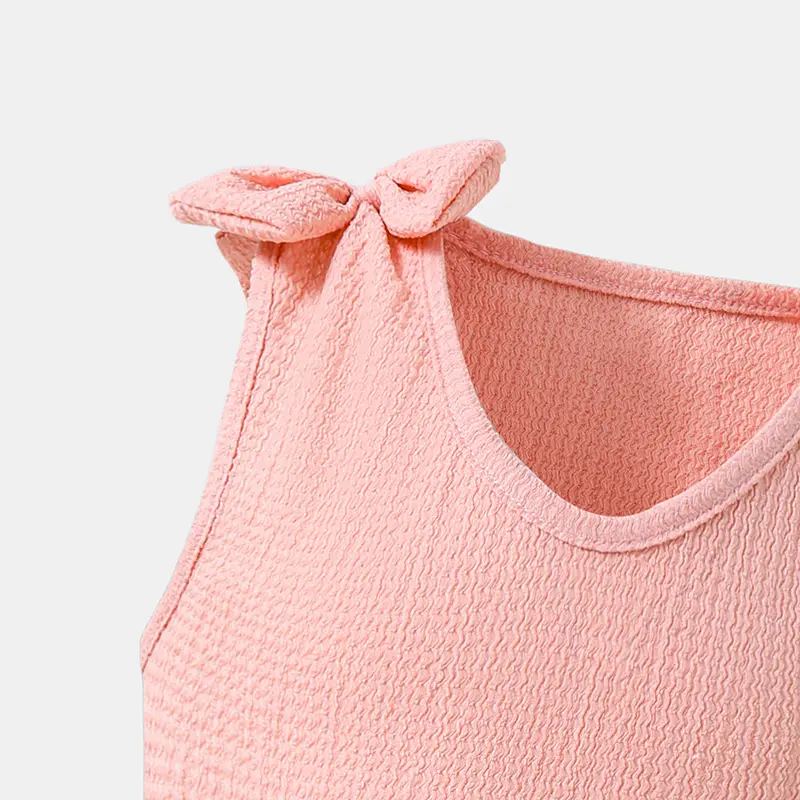 Princess Dress For Young Girls Solid Color Pink V-neck Ruffled Knitted Straight Dress Birthday Party Dating Wedding Formal Gown