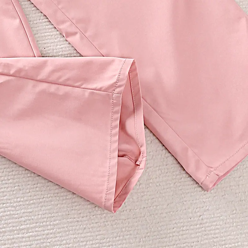 New Summer Kids Clothes Sets For Girls Black Suspender Top&Pink Pants In A Fashionable And Westernized Style