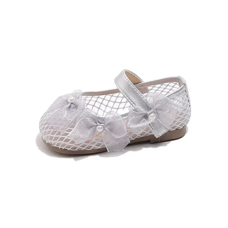 2025 Children Sandals for Girls Summer New Fashion Korean Style Soft Bottom Anti-slippery Versatile Cut-outs Princess Beach Shoe