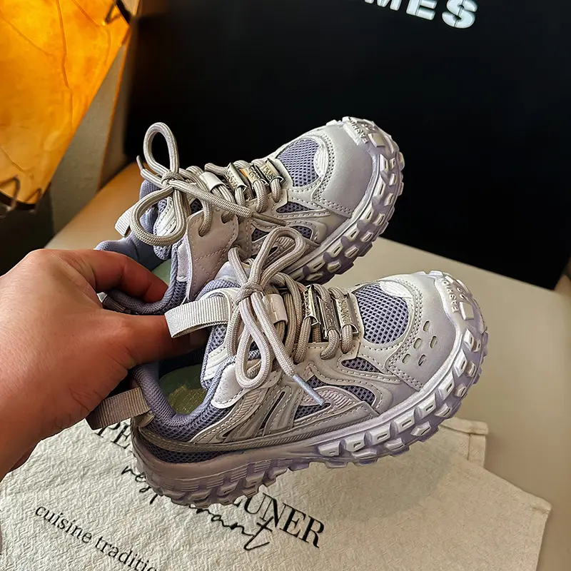 Children Sneakers Non-slip Kids Casual Shoes Soft Bottom Breathable 2025 New Fashion Boys Girls Sports Shoes Trendy Comfortable