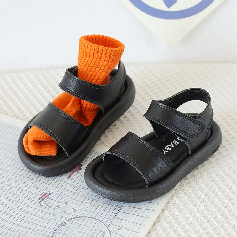 Children's Sandals for Boys Girls Unisex Toddlers Little Kids Beach Sandals 2023 Summer Shoes Simple Style Classic Soft 21-30
