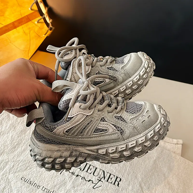 Children Sneakers Non-slip Kids Casual Shoes Soft Bottom Breathable 2025 New Fashion Boys Girls Sports Shoes Trendy Comfortable