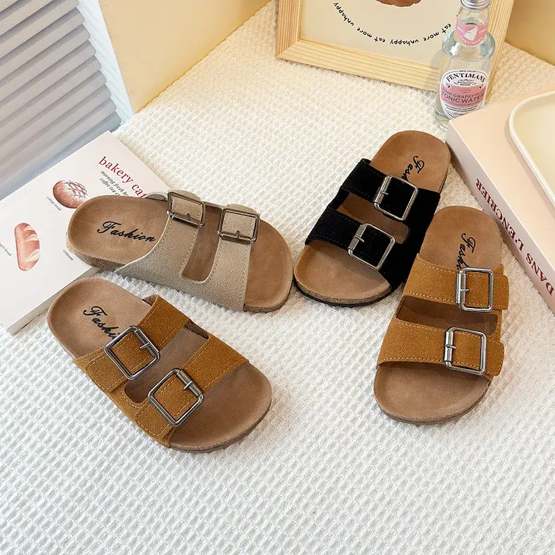 2025 Children Sandals for Girls Boys Summer New Fashion Korean Style Soft Sole Anti-slippery Versatile Chic Open-toe Beach Shoes