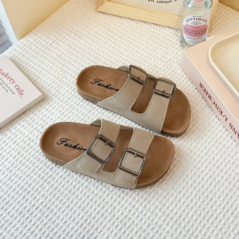 2025 Children Sandals for Girls Boys Summer New Fashion Korean Style Soft Sole Anti-slippery Versatile Chic Open-toe Beach Shoes