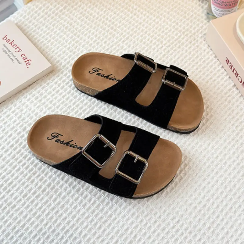 2025 Children Sandals for Girls Boys Summer New Fashion Korean Style Soft Sole Anti-slippery Versatile Chic Open-toe Beach Shoes