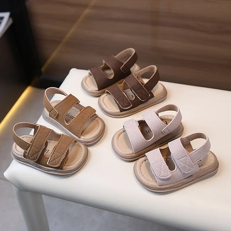 Kids Sandals for Girls 2025 New Summer Shoes for Boy Hollow-out Versatile Children Fashion Causal Beach Sandals Open-toe Soft