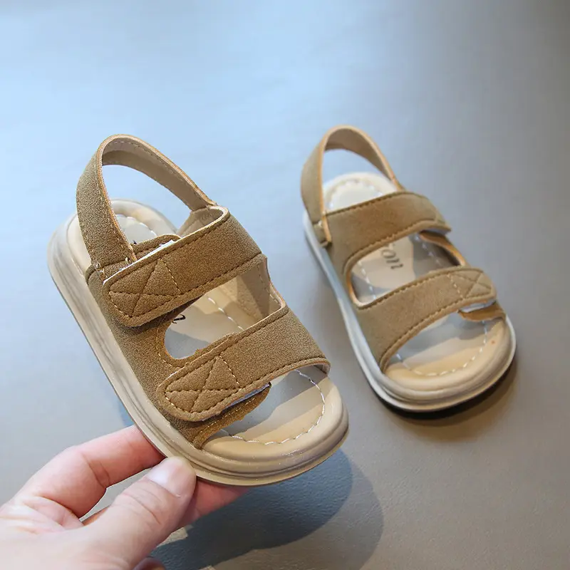 Kids Sandals for Girls 2025 New Summer Shoes for Boy Hollow-out Versatile Children Fashion Causal Beach Sandals Open-toe Soft